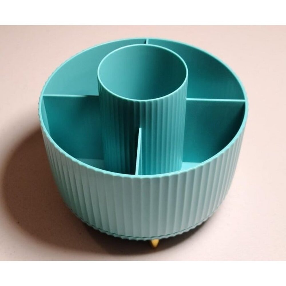 New360 Rotating Makeup Brush Organizer With 5 Sections, Spining Countertop Swive - Picture 2 of 3